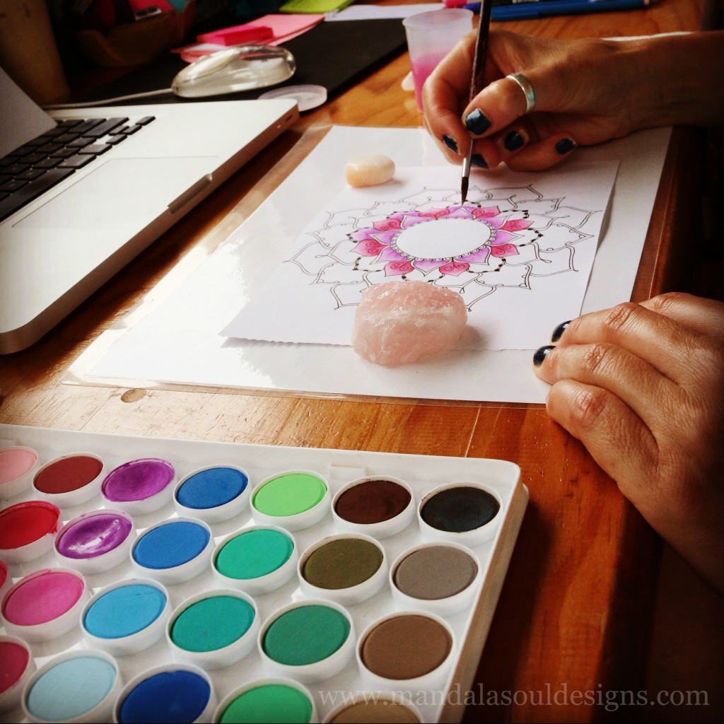 Watercolour Mandala - Mandala Soul Designs