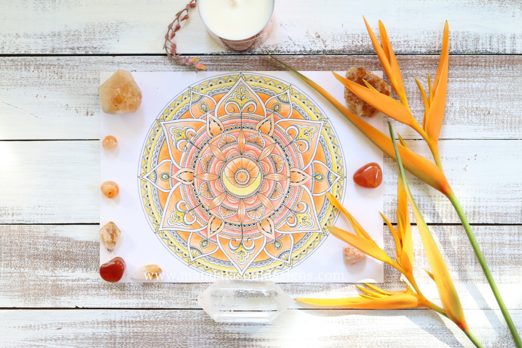 Sacral Chakra Mandala || Mandala Soul Designs
