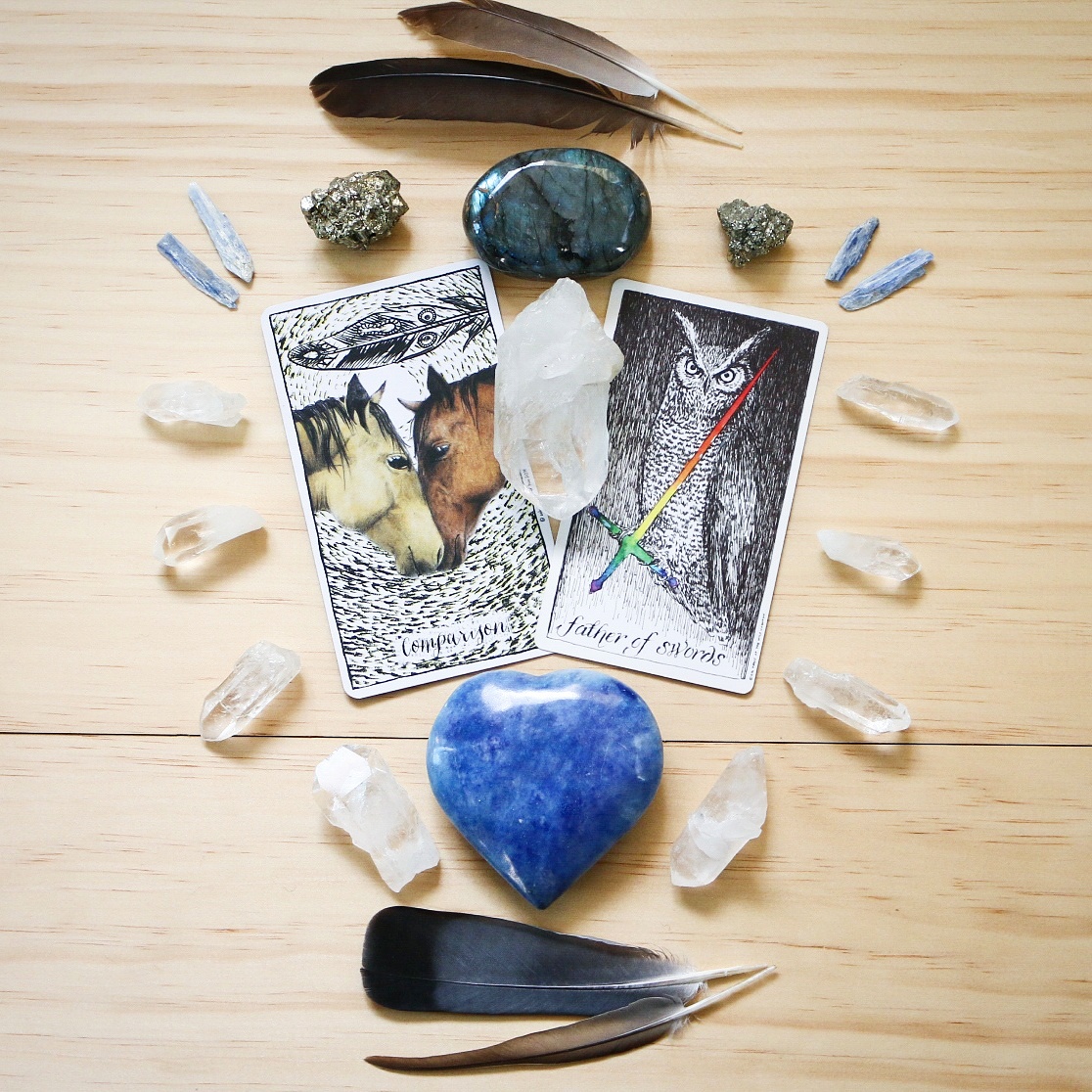 Comparison and Father of Swords Oracle and Tarot Reading || Mandala Soul Designs