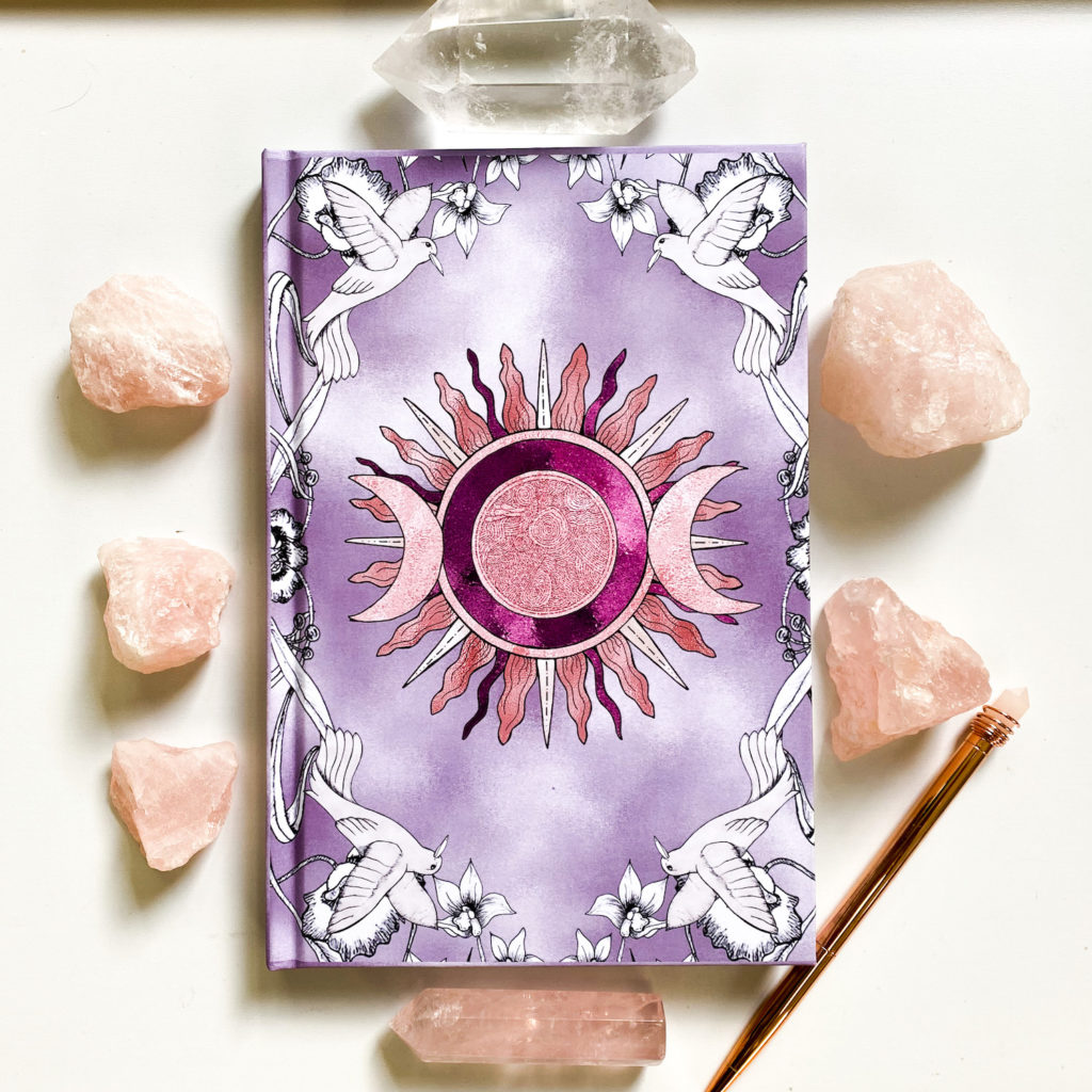 Journal Hardcover printed journal Mandala Soul Designs