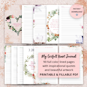JOURNAL - My Grateful Heart Journal - digital/PDF