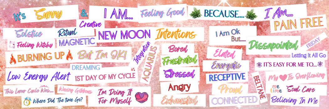 Magical Self-Expression Sticker Collection