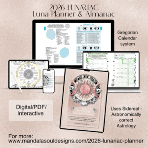 2026 LUNARIAC DIGITAL PDF INTERACTIVE LUNA PLANNER & ALMANAC